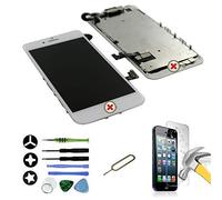 Mobilevie Bloc ECRAN Complet pour IPHONE 8 Blanc : Ecran LCD Retina + Vitre Tactile Tout Assemblé Complet sur châssis + Outils