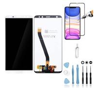 Mobilevie Écran Compatible avec Huawei Mate 10 Lite Blanc : Ecran LCD + Vitre Tactile Facile-A-Monter sans Châssis - Remplacement Haute Qualité