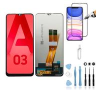 Mobilevie Écran Compatible avec Samsung Galaxy A03 / A03S 4G (A035F/G/M, A037F/G/M) Noir : Écran Remplacement LCD + Vitre Tactile Haute Qualité Facile-à-Monter sans Châssis
