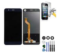 Mobilevie Ecran Compatible pour Huawei Honor 8 : Vitre Tactile + LCD Pret-A-Monter sans Chassis (Bleu)
