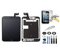 Mobilevie Ecran Complet pour iPhone 6S Noir: LCD Retina + Vitre Tactile Tout Assemblé sur châssis