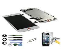 Mobilevie Ecran Complet pour iPhone 7 Blanc: LCD Retina + Vitre Tactile Tout Assemblé sur châssis