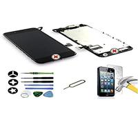 Mobilevie Ecran Complet pour iPhone 7 Plus Noir: LCD Retina + Vitre Tactile Tout Assemblé sur châssis