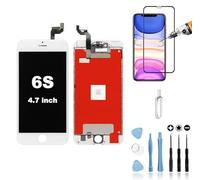 Mobilevie Ecran LCD Retina + Vitre Tactile sur châssis pour Iphone 6S Blanc + Outils