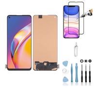 Mobilevie Ecran LCD + Vitre Tactile Haute Qualité Compatible avec Oppo A74 4G / A94 5G / A95 5G - Outils/Verre trempé offerts - Testé Avant Expédition