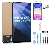 Mobilevie Ecran LCD + Vitre Tactile Haute Qualité Compatible avec Oppo Find X3 Lite 5G / Reno 5 5G CPH2145 - Outils/Verre trempé offerts - Testé Avant Expédition