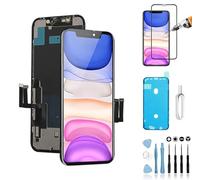 Mobilevie Ecran pour iPhone 11 Noir : Vitre Tactile + LCD Original assemblé sur Chassis