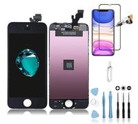 Mobilevie Ecran pour Iphone 5 Noir : Vitre Tactile + LCD Retina assemblé sur châssis