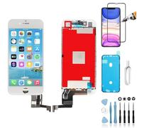 Mobilevie Ecran pour Iphone 7 Blanc : Vitre Tactile + LCD Retina assemblé sur châssis