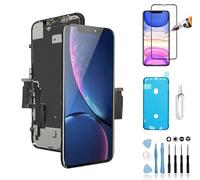 Mobilevie Ecran pour IPHONE XR Noir : Vitre Tactile + LCD Original assemblé sur Chassis