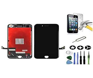 Mobilevie Ecran Replacement Compatible avec iPhone 8 Plus Noir : Écran LCD Tactile de Haute Qualité sur châssis