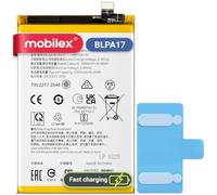 MOBILEX® Batterie BLPA17 pour Realme C53 / C67 4G / C65 4G / 12 5G | Charge rapide | 5000 mAh | Interne Remplacement avec adhésif | Capacité d'origine