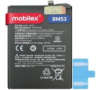 MOBILEX® Batterie BM53 pour Xiaomi Mi 10T 5G / Mi 10T Pro 5G / Redmi K30S Ultra | Charge rapide 33 W | 5000 mAh - OEM | Remplacement interne avec adhésif | Capacité d'origine