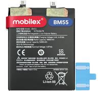MOBILEX® Batterie BM55 pour Xiaomi Mi 11 Ultra/Mi 11 Pro | Interne de rechange | 5000 mAh - OEM | Capacité d'origine