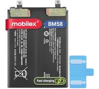 MOBILEX Batterie BM58 pour Xiaomi 11T Pro 5G | Charge rapide 120 W HyperCharge | 5000 mAh - OEM | Pièce de rechange interne avec adhésif | Capacité d'origine