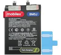 MOBILEX Batterie BM5J pour Xiaomi 12T / 12T Pro/Redmi K50 Ultra | 5 000 mAh - OEM | Interne avec adhésif | Charge rapide HyperCharge 120 W | Capacité d'origine