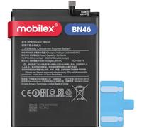 MOBILEX® Batterie BN46 pour Xiaomi Redmi 7 / Redmi Note 8 / Redmi Note 8T / Redmi Note 6 Pro | 4 000 mAh - OEM | Remplacement interne avec adhésif | Capacité d'origine