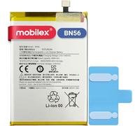 MOBILEX® Batterie BN56 pour Xiaomi Redmi 9A / Redmi 9C / Redmi 9C NFC/Redmi 9AT / Redmi 10A / Redmi A1 / Redmi A1+ | 5 000 mAh - OEM | Remplacement interne avec adhésif | Capacité d'origine