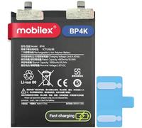 MOBILEX Batterie BP4K pour Poco F5 5G / Poco X5 Pro 5G / Xiaomi Redmi Note 12 Pro (4G / 5G) / 12 Turbo | Charge rapide 67 W Turbo | 5000 mAh - OEM | Remplacement interne avec adhésif | Capacité