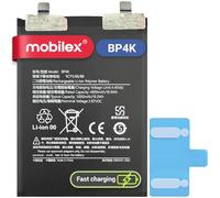 MOBILEX Batterie BP4K pour Xiaomi Redmi Note 12 Pro (4G/5G) / Pro Speed / 12 Turbo/Poco X5 Pro 5G / Poco F5 | 5 000 mAh - OEM | Remplacement interne avec adhésif | Capacité d'origine
