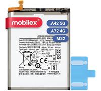 MOBILEX Batterie EB-BA426ABY pour Samsung Galaxy A42 5G / Galaxy A72 4G / Galaxy M22 | 5 000 mAh - OEM | Pièce de rechange interne avec adhésif | Capacité d'origine