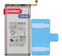 MOBILEX Batterie EB-BG973ABU pour Samsung Galaxy S10 4G | 3400 mAh - OEM | Interne de rechange avec adhésif | Capacité d'origine