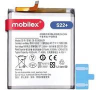 MOBILEX Batterie EB-BS906ABY pour Samsung Galaxy S22+ 5G (S22 Plus) | 4 500 mAh - OEM | Interne de rechange avec adhésif | Capacité d'origine