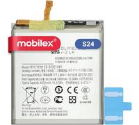 MOBILEX Batterie EB-BS921ABE pour Samsung Galaxy S24 | Charge rapide 25 W | 4 000 mAh - OEM | Interne de rechange avec adhésif | Capacité d'origine