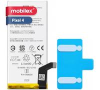 MOBILEX® Batterie G020I-B pour Google Pixel 4 | 2800mAh - OEM | Remplacement Interne avec Adhésif | Capacité d'origine