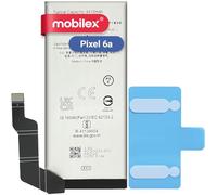 MOBILEX® Batterie GLU7G pour Google Pixel 6a | 4410 mAh - OEM | interne de rechange avec adhésif | Capacité d'origine
