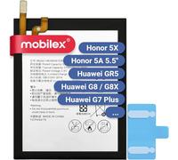 MOBILEX Batterie interne de rechange avec adhésif pour Huawei X, 5 000 mAh, capacité d'origine (HB396481EBC)