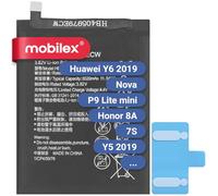 MOBILEX Batterie interne de rechange avec adhésif pour Huawei X, 5 000 mAh, capacité d'origine (HB405979ECW)
