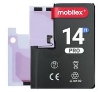 MOBILEX® Batterie pour iPhone 14 Pro Max | Puce TI | 4323mAh - OEM | Remplacement Interne avec adhésif | Capacité d'origine