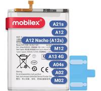 MOBILEX® Batterie pour Samsung Galaxy A04s / A12 / M12 / A13 4G / A21s (EB-BA217ABY) | Remplacement Interne | 5000mAh - OEM | Capacité Originale