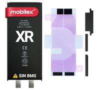MOBILEX® Batterie sans BMS pour iPhone XR | 2942mAh - Capacité d'origine | Cellule Interne de Rechange | sans Nappe | Soudure requise