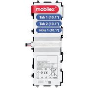 MOBILEX® Batterie SP3676B1A (1S2P) pour Samsung Galaxy Tab 1 (10,1") / Tab 2 (10,1") / Note 1 (10,1") | 7 000 mAh - OEM | Interne de rechange avec adhésif | Capacité d'origine
