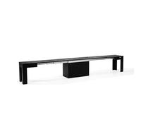 MOBILI FIVER, Banc Extensible X 67,5(292) x35,6 cm, Noir Béton