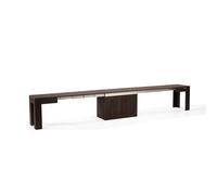MOBILI FIVER, Banc Extensible X 67,5(292) x35,6 cm, Noyer Américain