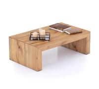 MOBILI FIVER, Table Basse Angelica Bois Rustique, NO, Table Basse de Salon, Made in Italy