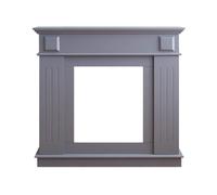 Rebecca Mobili Cadre Decorative, Cheminee Decoration Interieure, Style Moderne, Gris, MDF, Salon Chambre - Dimensions: 100 x 109 x 26 cm (HxLxL) - Art. RE6053