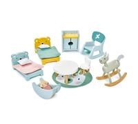 Tender Leaf Toys maison de poupée chambre d'enfant junior 14 pièces Bleu ciel G