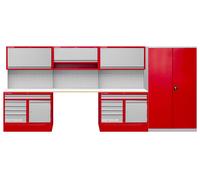 Mobilier d'atelier 4,4m et armoire de rangement MW Tools PRACO3550K