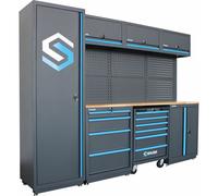 MOBILIER D'ATELIER 4 ELEMENTS BOIS EQUIPE 247 OUTILS - STILKER - 84081