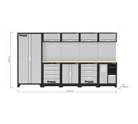 MOBILIER D'ATELIER 5 ELEMENTS HETRE - DRAKKAR EQUIPEMENT - 72583