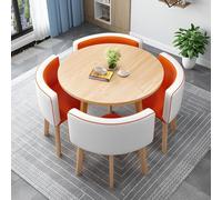 Mobilier de bureau à domicile, table de conférence et table basse pour bureau combiné (orange)