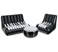 Mobilier de Camping Portatifs Canape Set de Chaise Meubles Fauteuil Gonflables