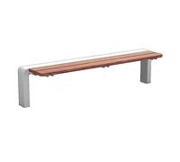 Mobilier de Jardin Banc de Parc, Banc Jardin en Bois Massif, siège Loisirs extérieur Moderne adapté aux lieux publics extérieurs(Moyen)