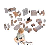 Mobilier De Maison De - Miniatures De Maison Jouet | Mobilier Interactif pour De - pour Voyage École Maternelle Crèche Fête Jeu de Rôle