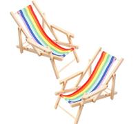 Mobilier de maison de poupée 1/12 en bois pour enfants, modèle de chaise de patio imaginative pour salle de jeux et de vacances, accessoires de décoration de maison de poupée, chaise de salon