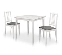 Mobilier de Salle à Manger 5 pcs MDF Gris Ensemble à Dîner Cuisine vidaXL